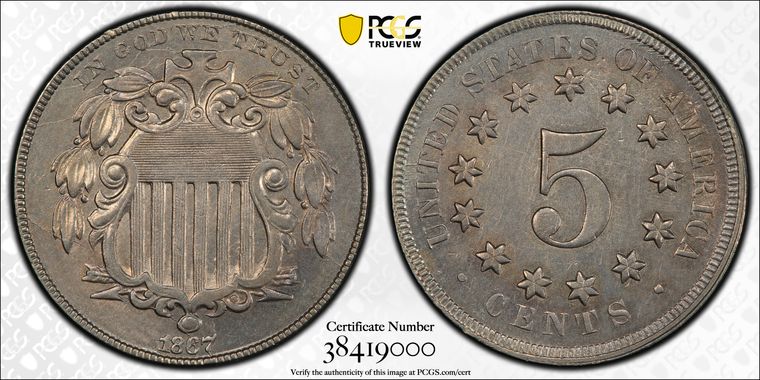 Cert 38419000 - Coin Image