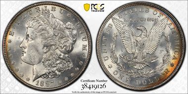 1887 $1 MS66