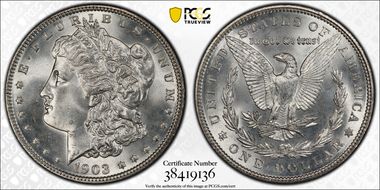 1903 $1 MS66