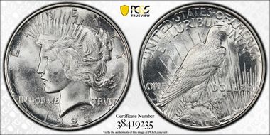 1922-D $1 MS66+