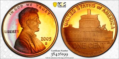 2009-S 1C Lincoln-Presidency PR68DCAM