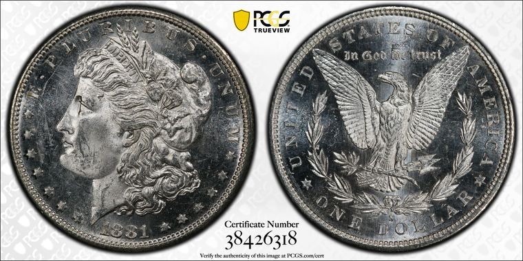 Cert 38426318 - Coin Image