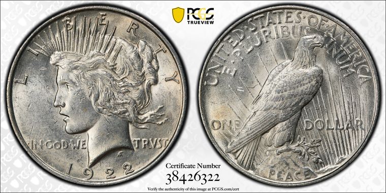 Cert 38426322 - Coin Image