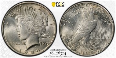 1924 $1 MS63