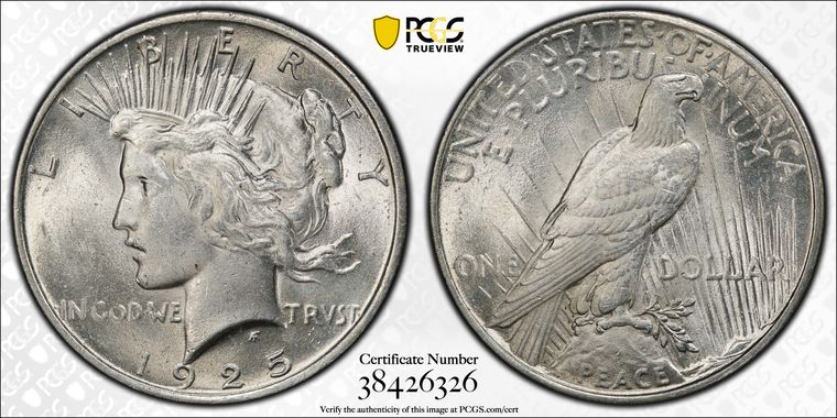 Cert 38426326 - Coin Image