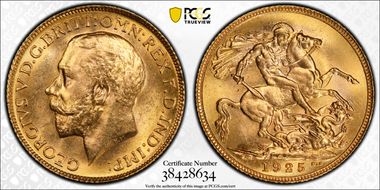 1925 Sov S-3996 MS65