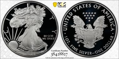 2019-S $1 Silver Eagle PR70DCAM