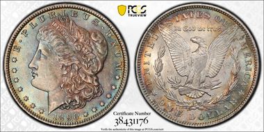 1896 $1 MS64