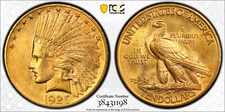 Cert 38431198 - Coin Image