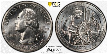 2019-S 25C Lowell NP MS67