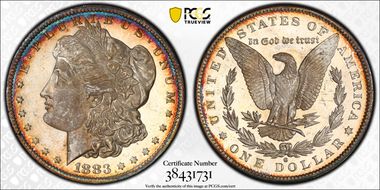 1883-O $1 MS65DMPL