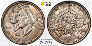 1939-S 50C Arkansas MS66