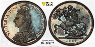 1887 Crown S-3921 PR65