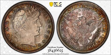 1916 25C Barber MS66