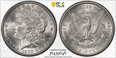 1902 $1 MS65