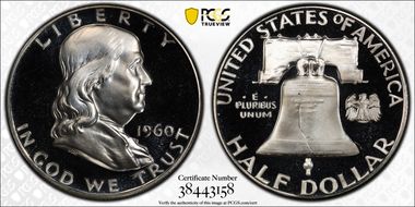 1960 50C PR68+ DCAM