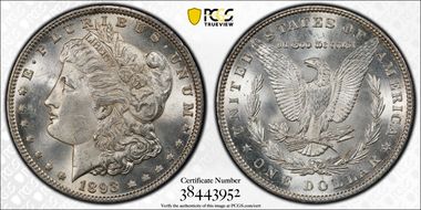 1893 $1 MS62