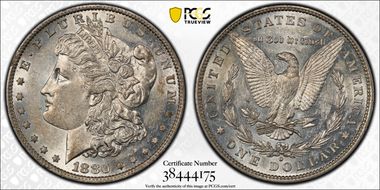 1880-O $1 AU55