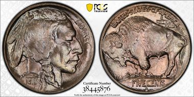 1913-D 5C Type 1 MS66