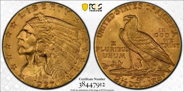 1927 $2.50 MS65