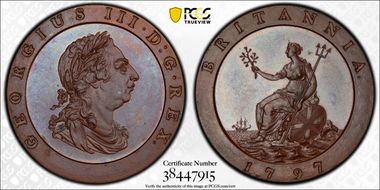 1797 2D S-3776 Bronzed PR64