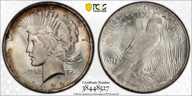1922 $1 MS66+