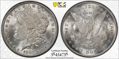 1880/79-CC $1 Reverse of 1878 MS66