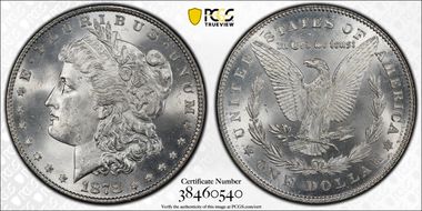 1878 7TF $1 Reverse of 1878 MS66