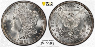 1881-O $1 MS65+