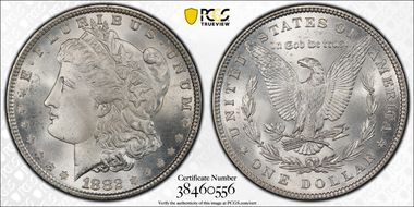1882 $1 MS66