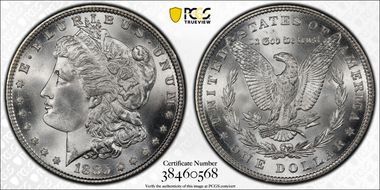 1885 $1 MS67+