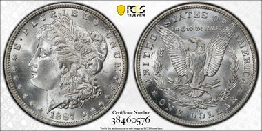 1887-O $1 MS65+