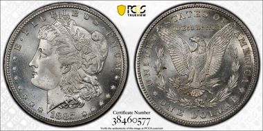 1887-S $1 MS66