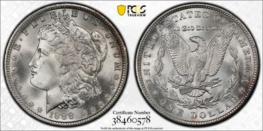 1888 $1 MS67