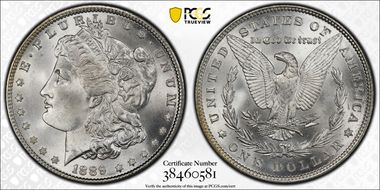 1889 $1 MS66+
