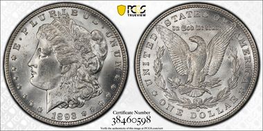 1893-O $1 MS63+