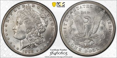 1896-O $1 MS63+