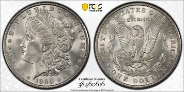 1900 $1 MS66+