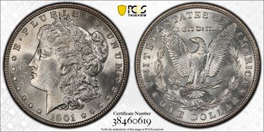 1901 $1 MS62