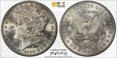 1903 $1 MS67+