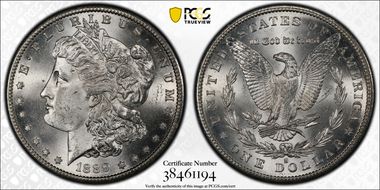 1889-S $1 MS65