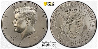 2019-S 50C Kennedy Enhanced Rev PR PR69