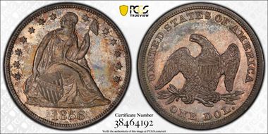 1856 $1 MS63