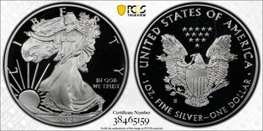 2019-S $1 Silver Eagle PR68DCAM