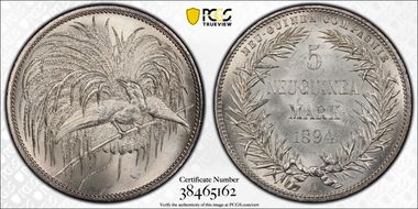 1894-A 5 Mk J-707 MS64+