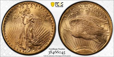 1911-D/D $20 RPM, FS-501 MS64