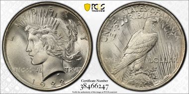 1922 $1 MS67