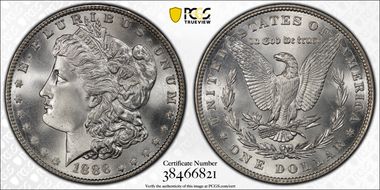 1886 $1 MS68
