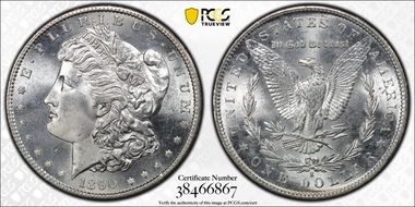 1890-S $1 MS65