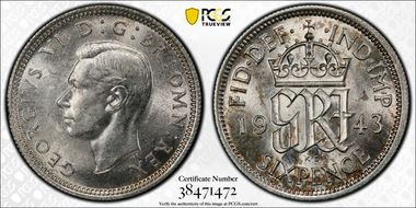 1943 6D S-4084 MS63